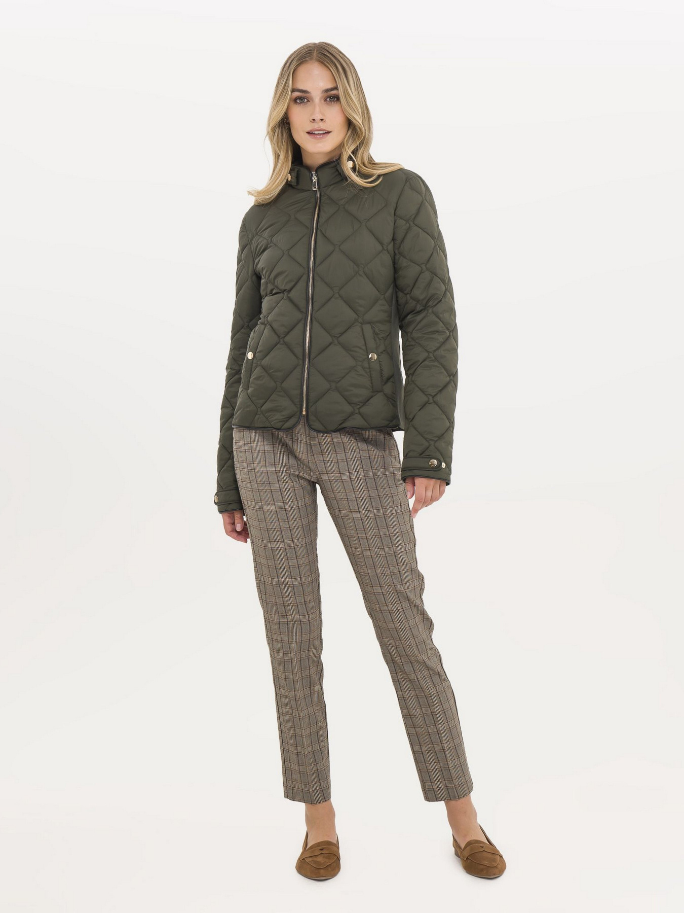 Демисезонная куртка Piazza Italia модель 07426_military green Фото