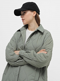 Куртка-сорочка Piazza Italia модель 08731_sage Фото