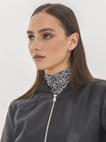 Шкіряна куртка Piazza Italia модель 16364_black Фото