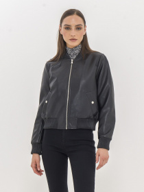 Шкіряна куртка Piazza Italia модель 16364_black Фото