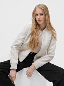 Куртка кожаная Piazza Italia модель 16364_ice Фото