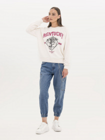 Свитшот Piazza Italia модель 55414_ivory Фото