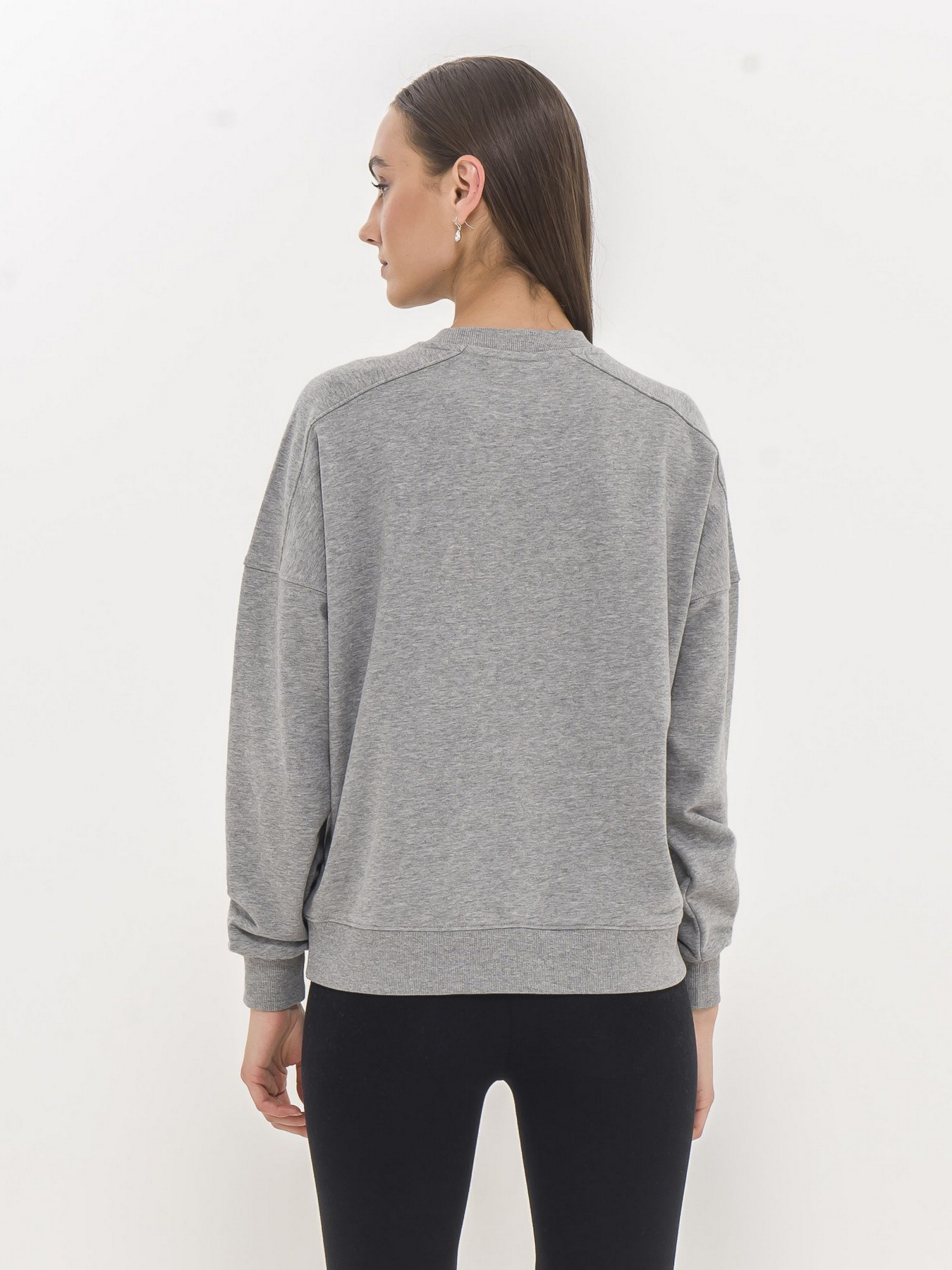 Свитшот Piazza Italia модель 55414_grey melange Фото