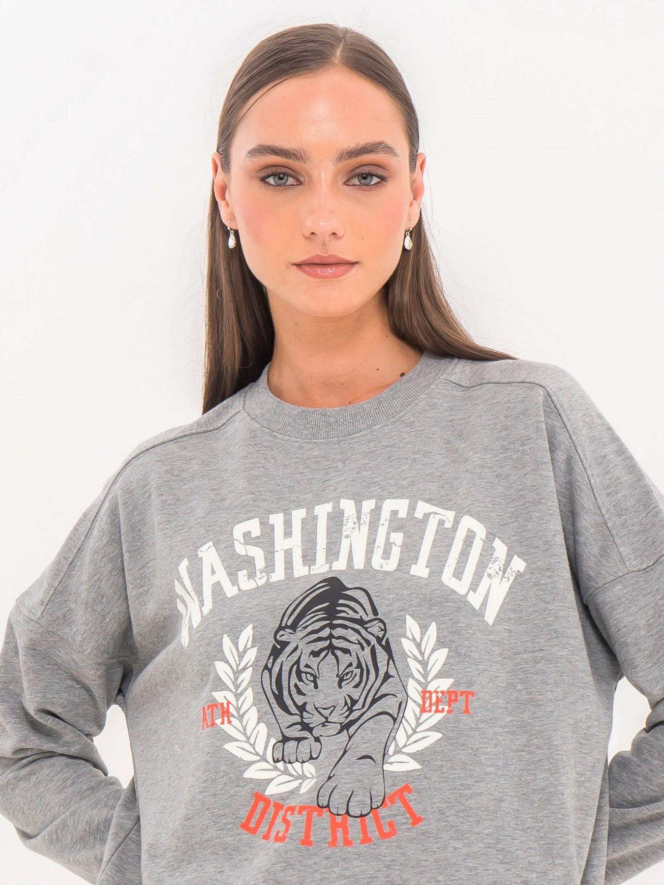 Свитшот Piazza Italia модель 55414_grey melange Фото