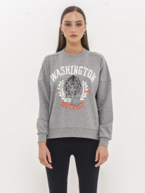 Свитшот Piazza Italia модель 55414_grey melange Фото