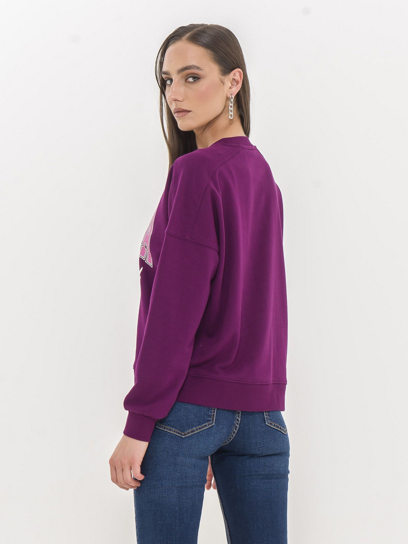 Свитшот Piazza Italia модель 55414_plum Фото