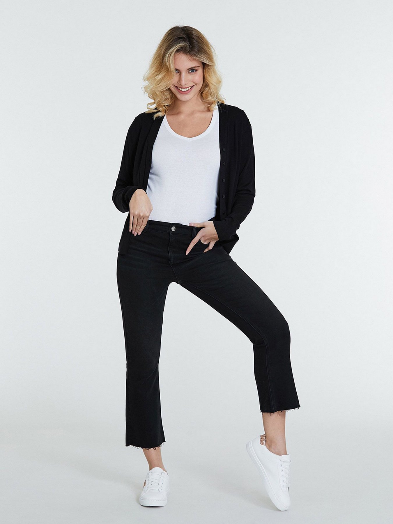 Джемпер Piazza Italia модель 36766_black Фото