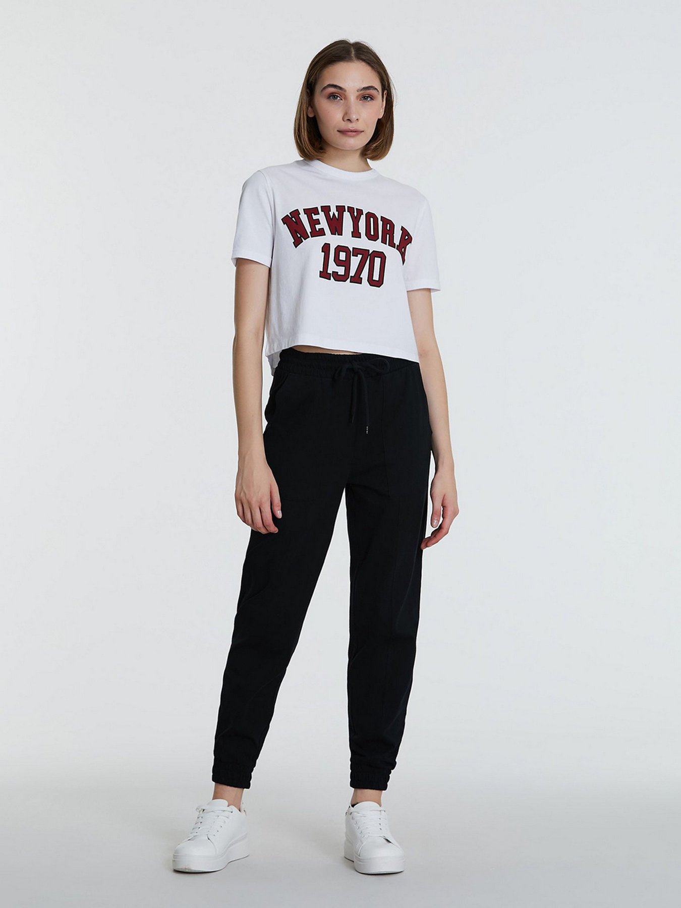 Брюки повседневные Piazza Italia модель 45315_black Фото