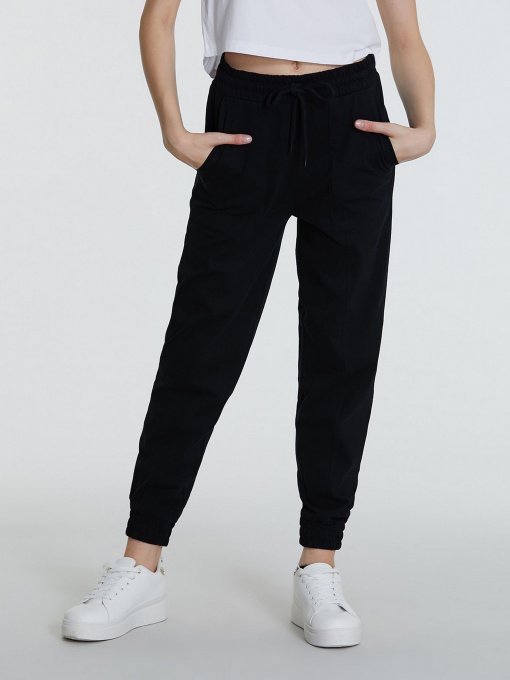 Брюки повседневные Piazza Italia модель 45315_black Фото