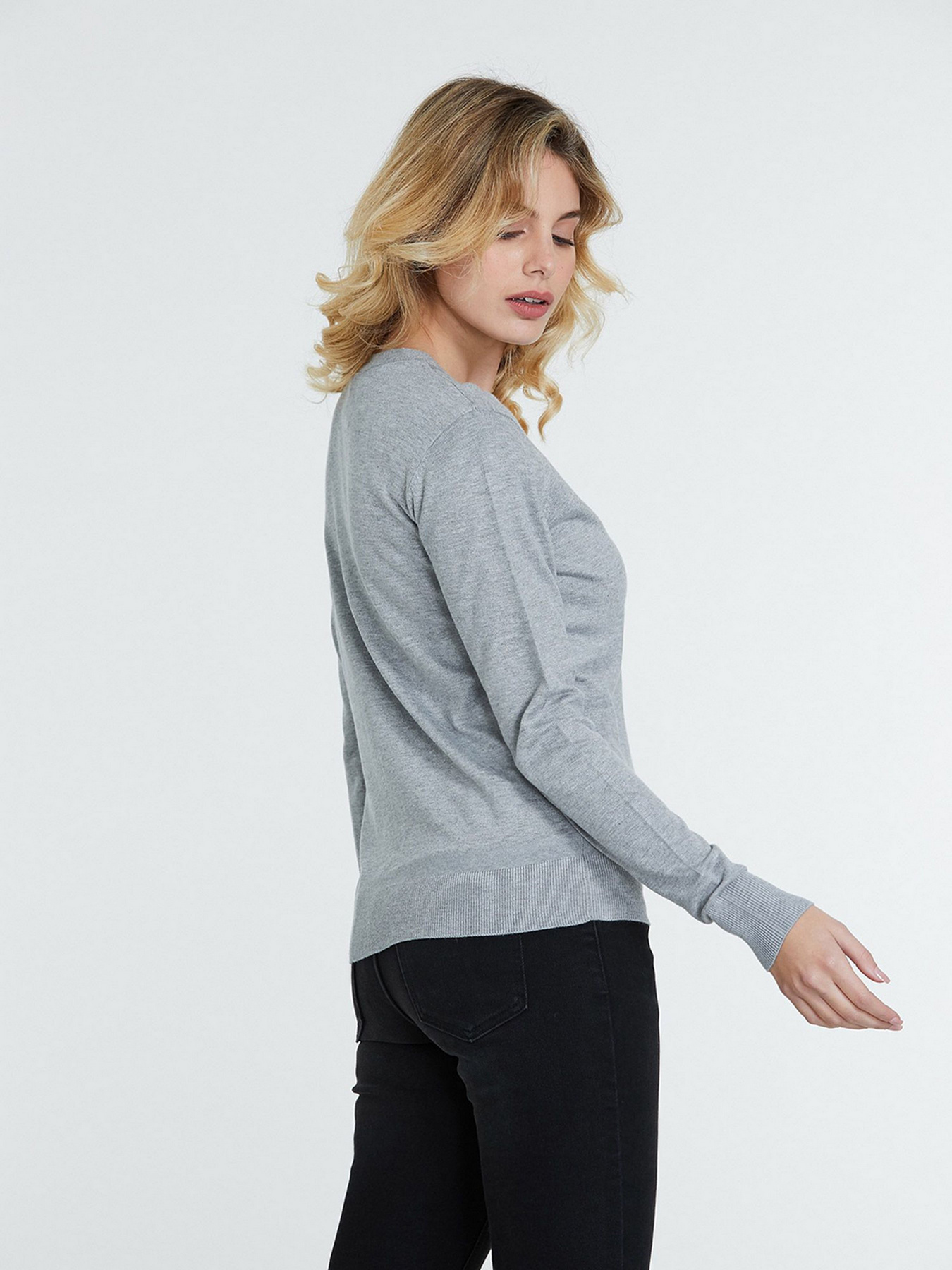 Джемпер Piazza Italia модель 36766_grey med Джемпер Piazza Italia модель 36766_grey med Фото