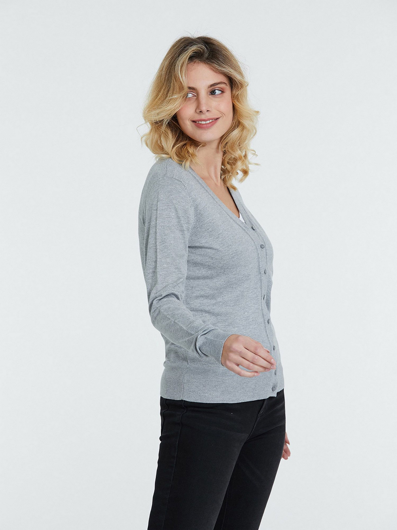 Джемпер Piazza Italia модель 36766_grey med Джемпер Piazza Italia модель 36766_grey med Фото