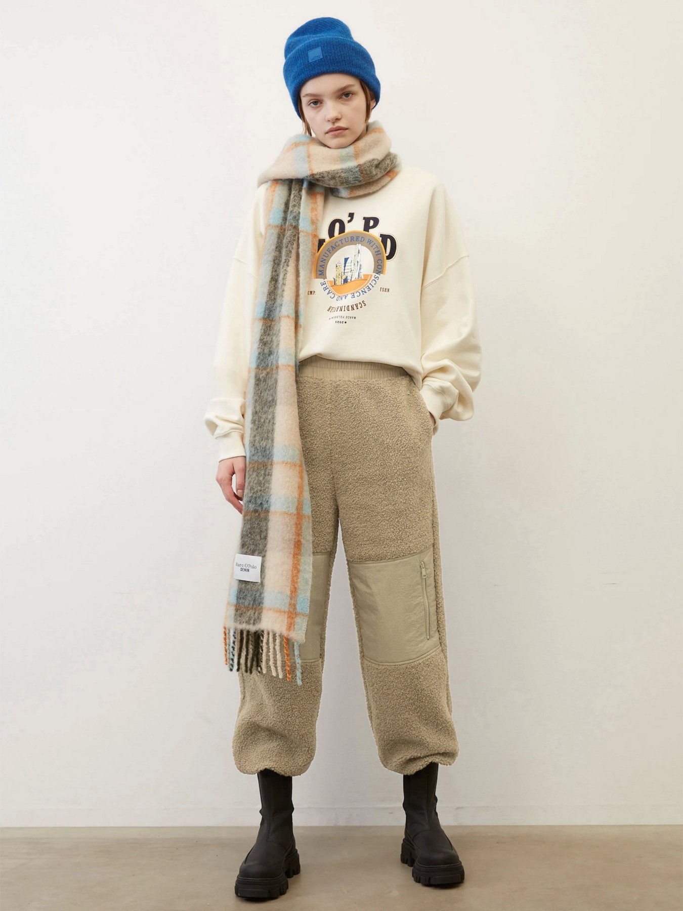 Штаны спортивные Marc O’Polo DENIM TEDDY модель 249400110011-753 Фото