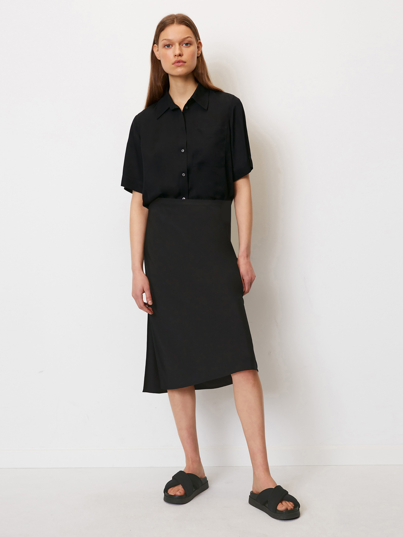 Спідниця міді Marc O’Polo модель 306143220037-990 Фото