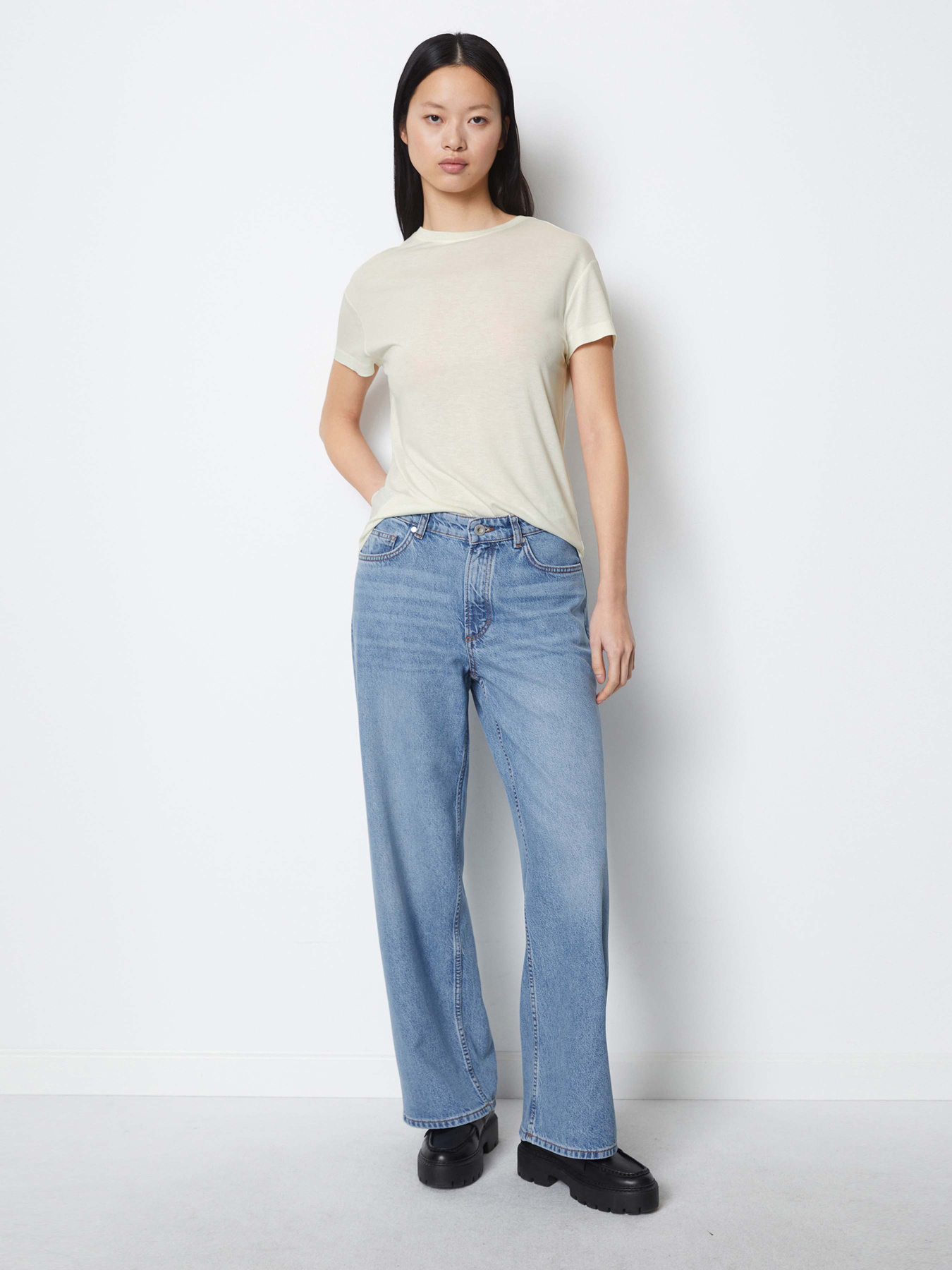 Широкие джинсы Marc O’Polo модель 402907812133-012 Фото