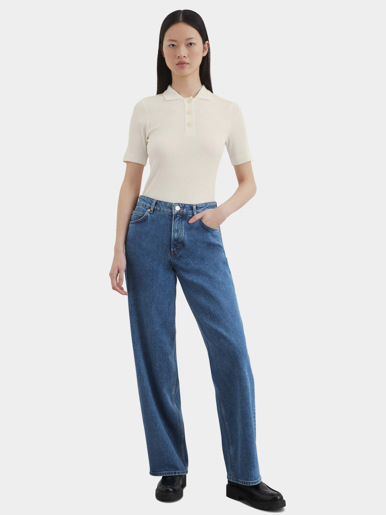 Широкие джинсы Marc O’Polo модель 502910212203-017 Фото