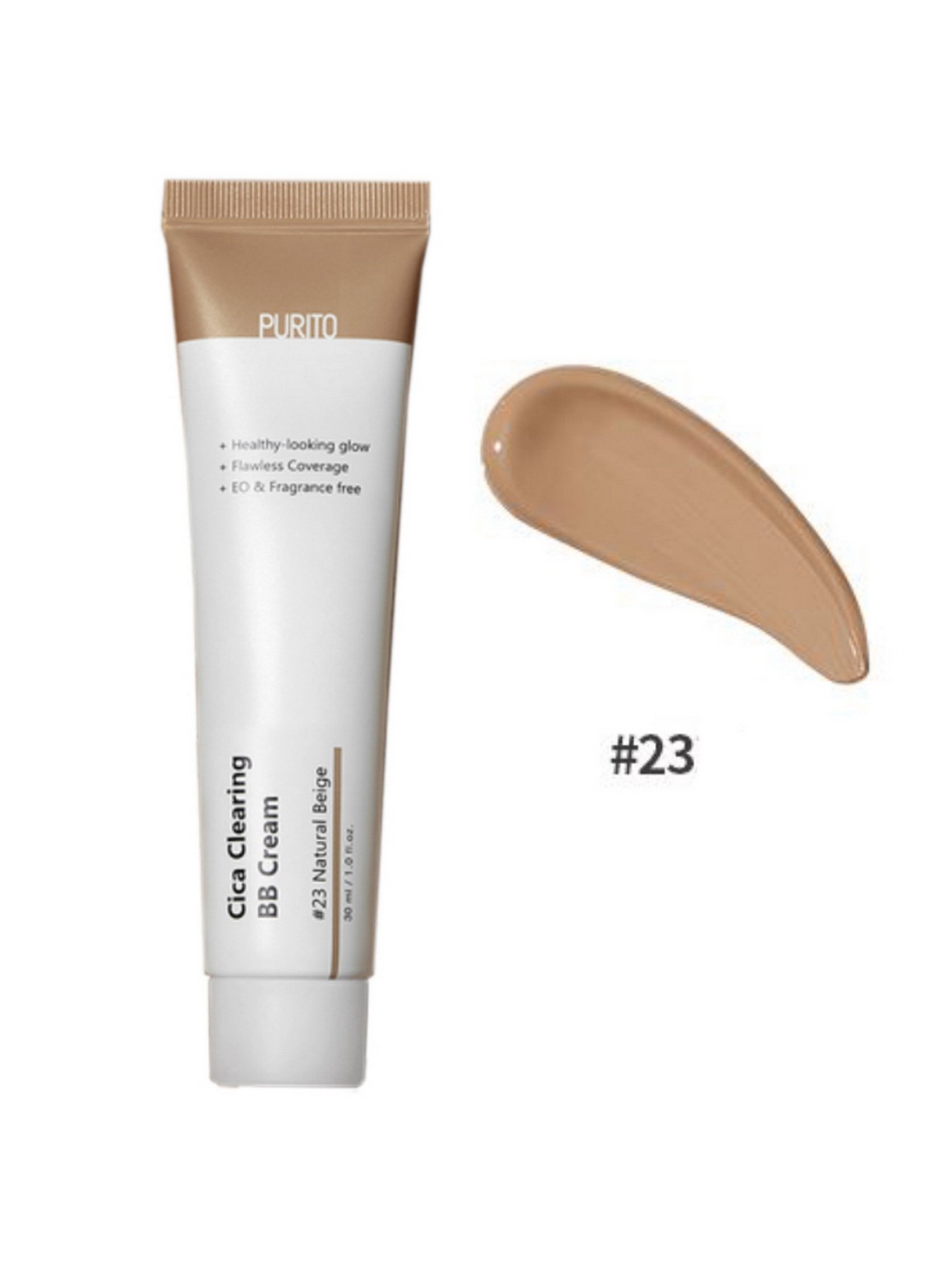 ВВ крем с экстрактом центеллы Cica Clearing BB cream Purito модель 8809563100699 Фото