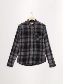 Рубашка повседневная Q/S модель 40809218906_сірий комб. Рубашка повседневная Q/S модель 40809218906_сірий комб. Фото