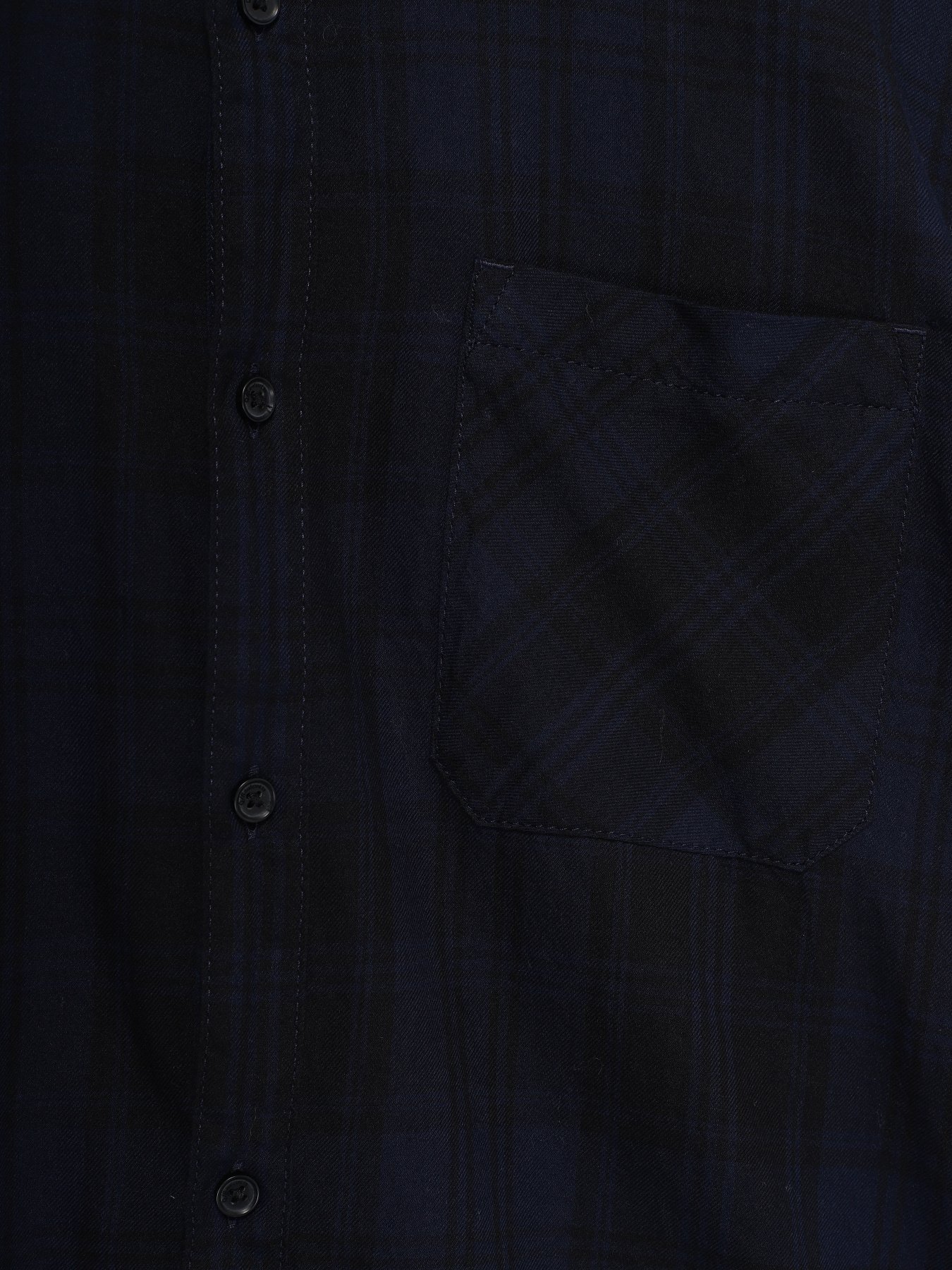 Рубашка повседневная Q/S модель 48610215709_чорний з т.синім Рубашка повседневная Q/S модель 48610215709_чорний з т.синім Фото