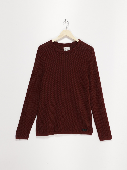 Джемпер Q/S модель 48611618498_бордовий Фото