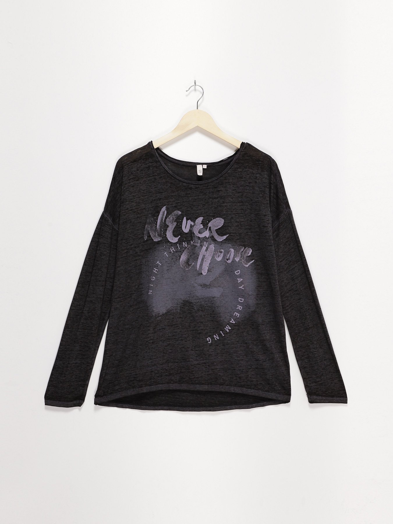 Лонгслив Q/S модель 49611312185_т.сірий комб. Лонгслив Q/S модель 49611312185_т.сірий комб. Фото