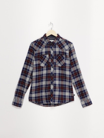 Сорочка Q/S модель 40810218102_синій комб. Фото