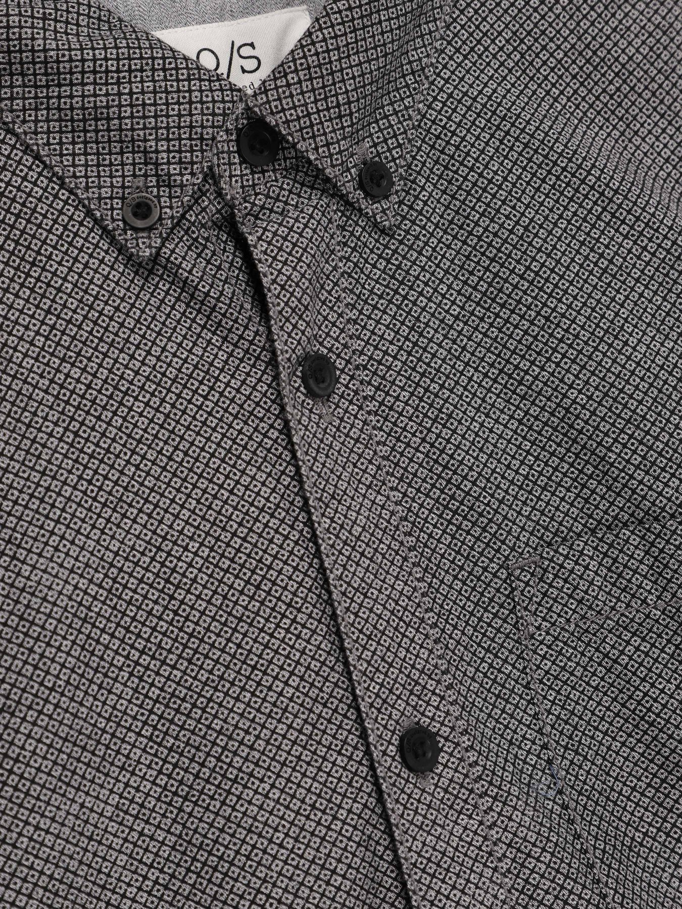 Сорочка Q/S модель 40811218112_сірий комб. Фото