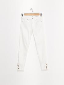 Штани повсякденні Q/S модель 41004723409_білий Фото