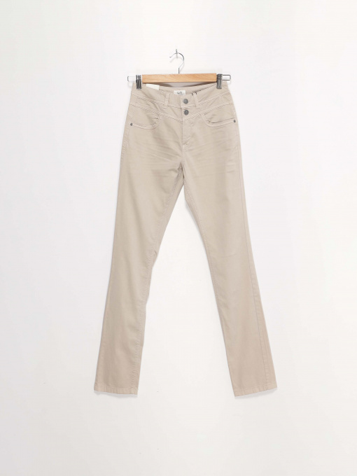 Повседневные штаны Q/S модель 41004732372_бежевий Фото