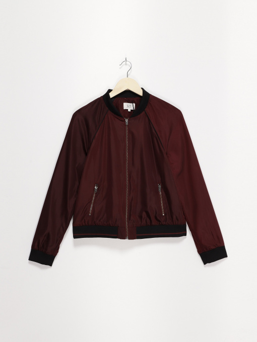 Демисезонная куртка Q/S модель 41611542980_бордовий Фото