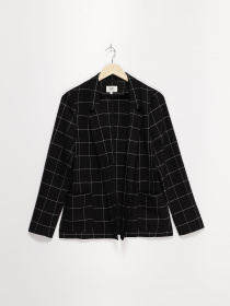 Жакет Q/S модель 41612543045_чорний комб. Фото