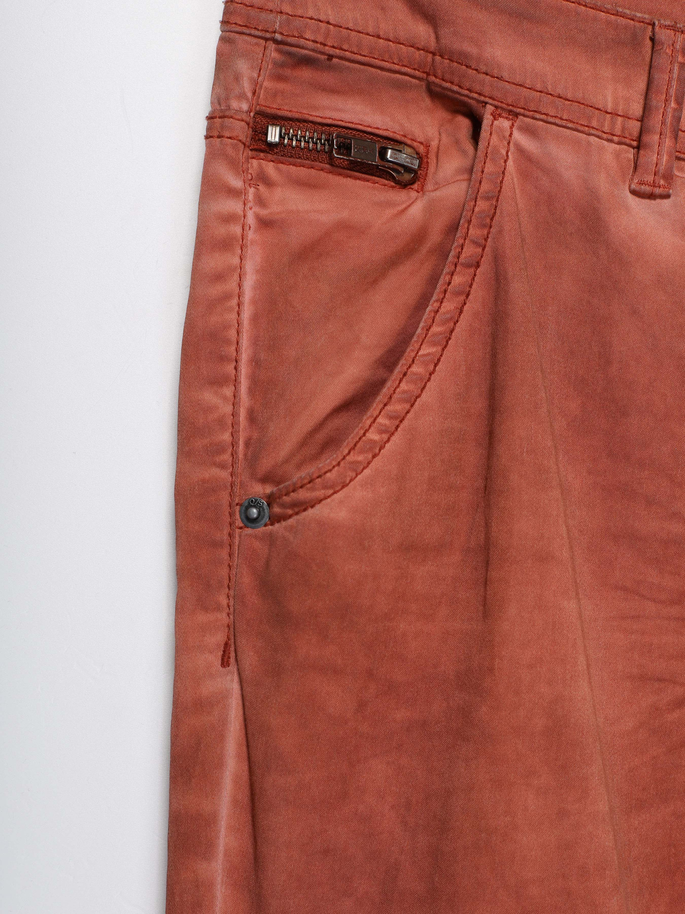 Штани повсякденні Q/S модель 41701737000_коричневий комб. Фото