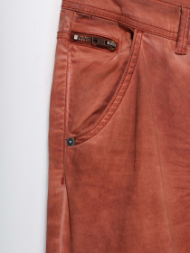 Повседневные штаны Q/S модель 41701737000_коричневий комб. Повседневные штаны Q/S модель 41701737000_коричневий комб. Фото