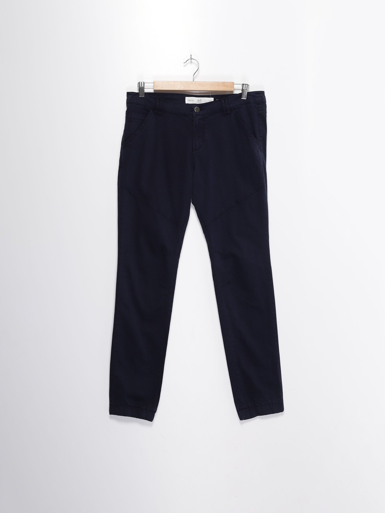 Повседневные штаны Q/S модель 41702737229_т.синій Фото