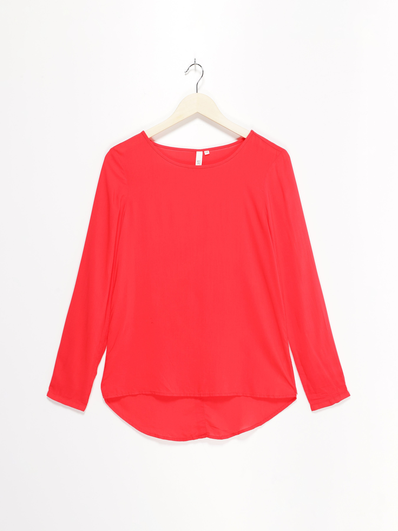 Блуза Q/S модель 41710112996_кораловий Фото