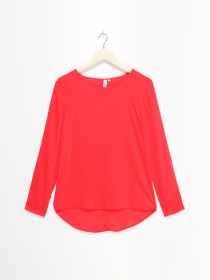 Блуза Q/S модель 41710112996_кораловий Фото