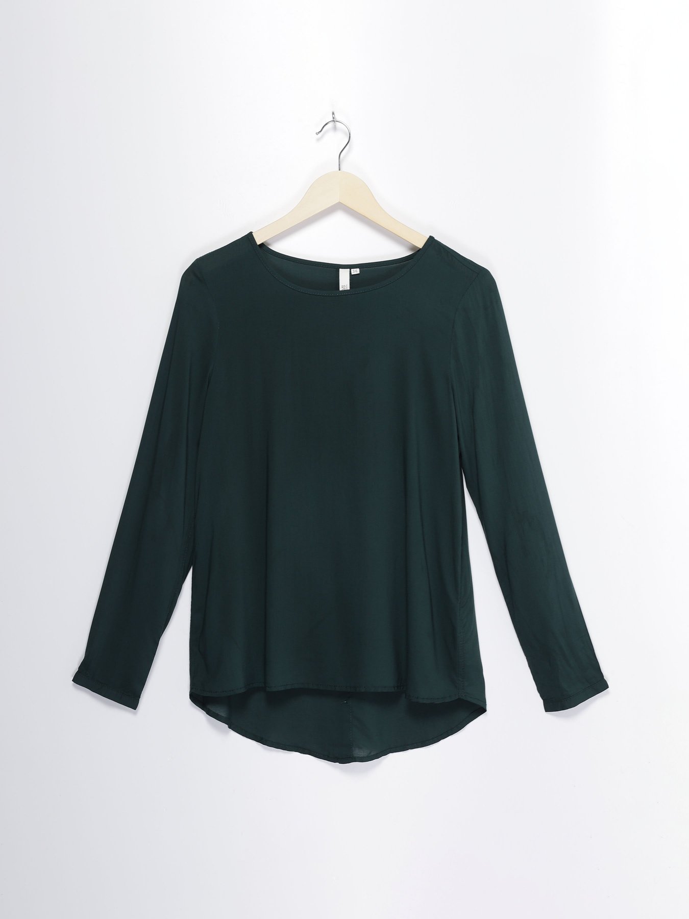 Блуза Q/S модель 41710112996_т.зелений Фото