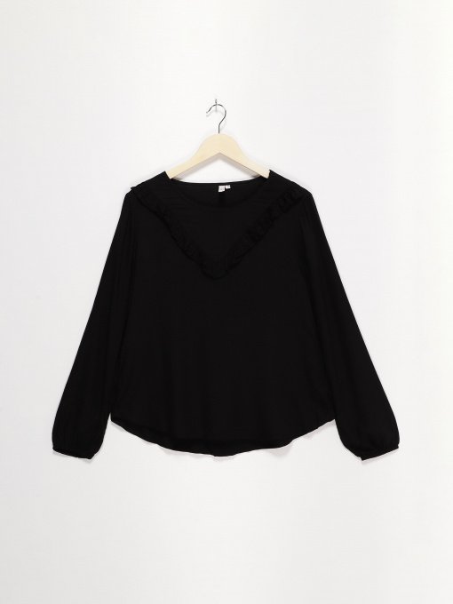 Блуза Q/S модель 41710118511_чорний Фото