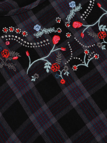 Блуза Q/S модель 41712118264_комб. Блуза Q/S модель 41712118264_комб. Фото