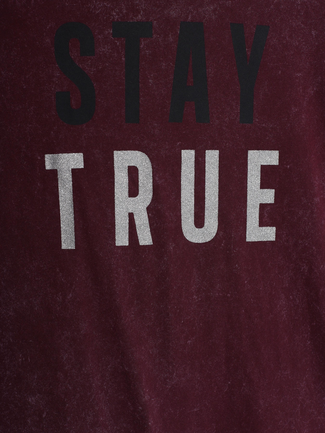 Лонгслив Q/S модель 41712394495_т.фіолетовий комб. Фото