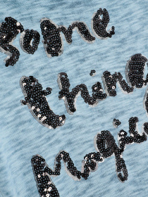 Лонгслів Q/S модель 41801612443_синій комб. Фото