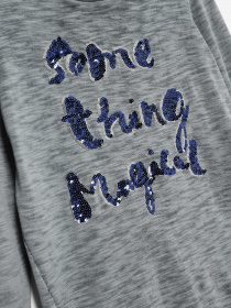 Лонгслів Q/S модель 41801612443_сірий комб. Фото