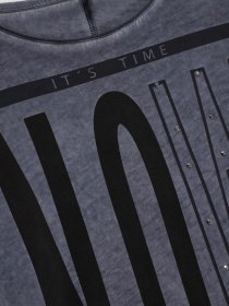 Лонгслів Q/S модель 41808394482_т.синій комб. Фото