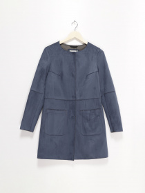 Пальто Q/S модель 41808524776_т.синій Фото