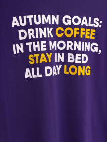 Лонгслів Q/S модель 41810313093_фіолетовий комб. Фото