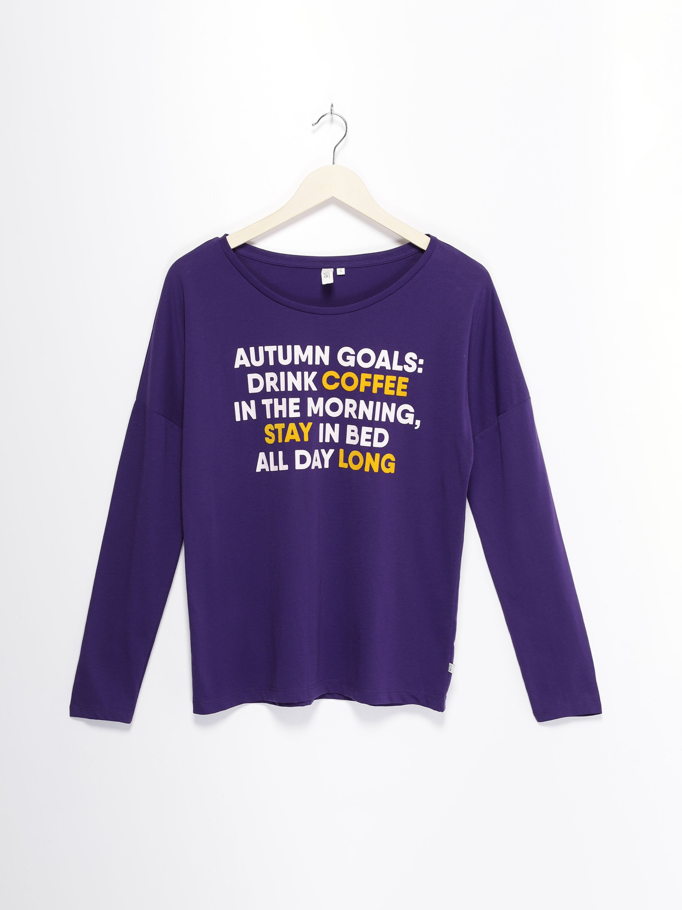 Лонгслив Q/S модель 41810313093_фіолетовий комб. Лонгслив Q/S модель 41810313093_фіолетовий комб. Фото