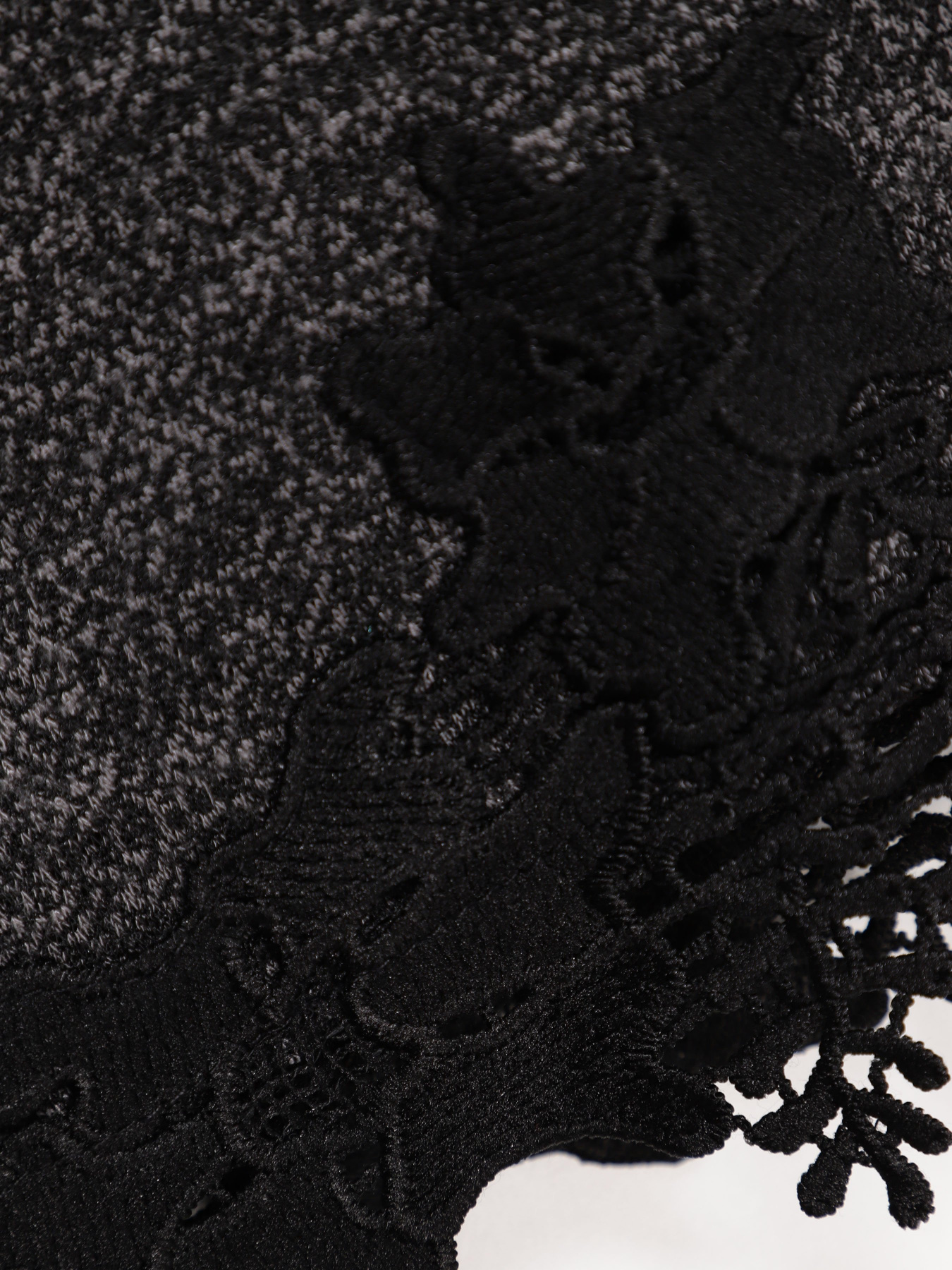 Лонгслив Q/S модель 41811394396_чорний комб. Фото