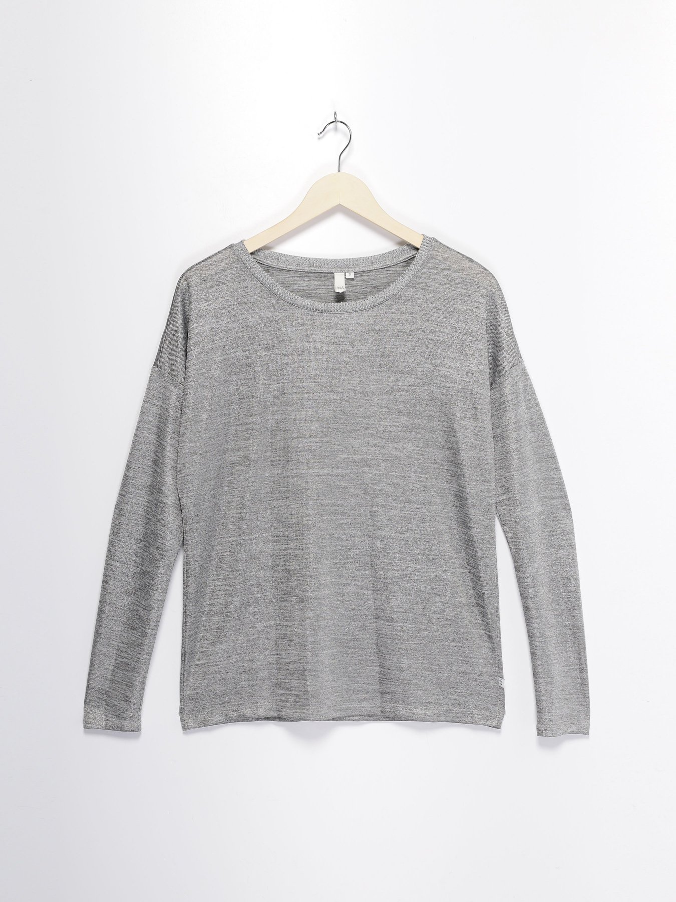 Лонгслів Q/S модель 41812313075_сірий Фото