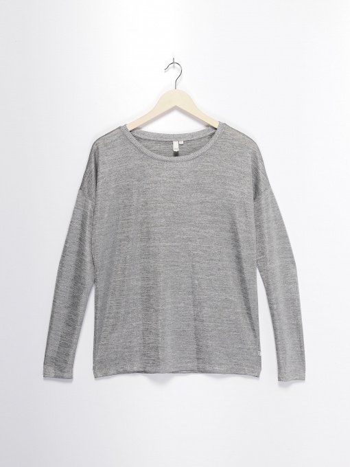 Лонгслив Q/S модель 41812313075_сірий Фото