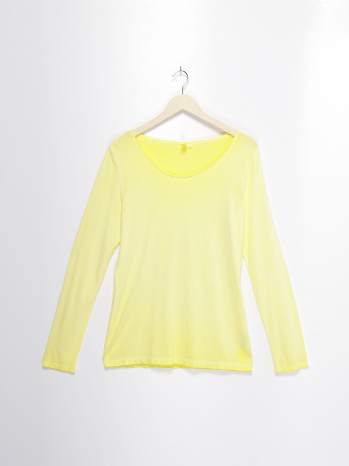 Лонгслив Q/S модель 41902313177_жовтий Фото