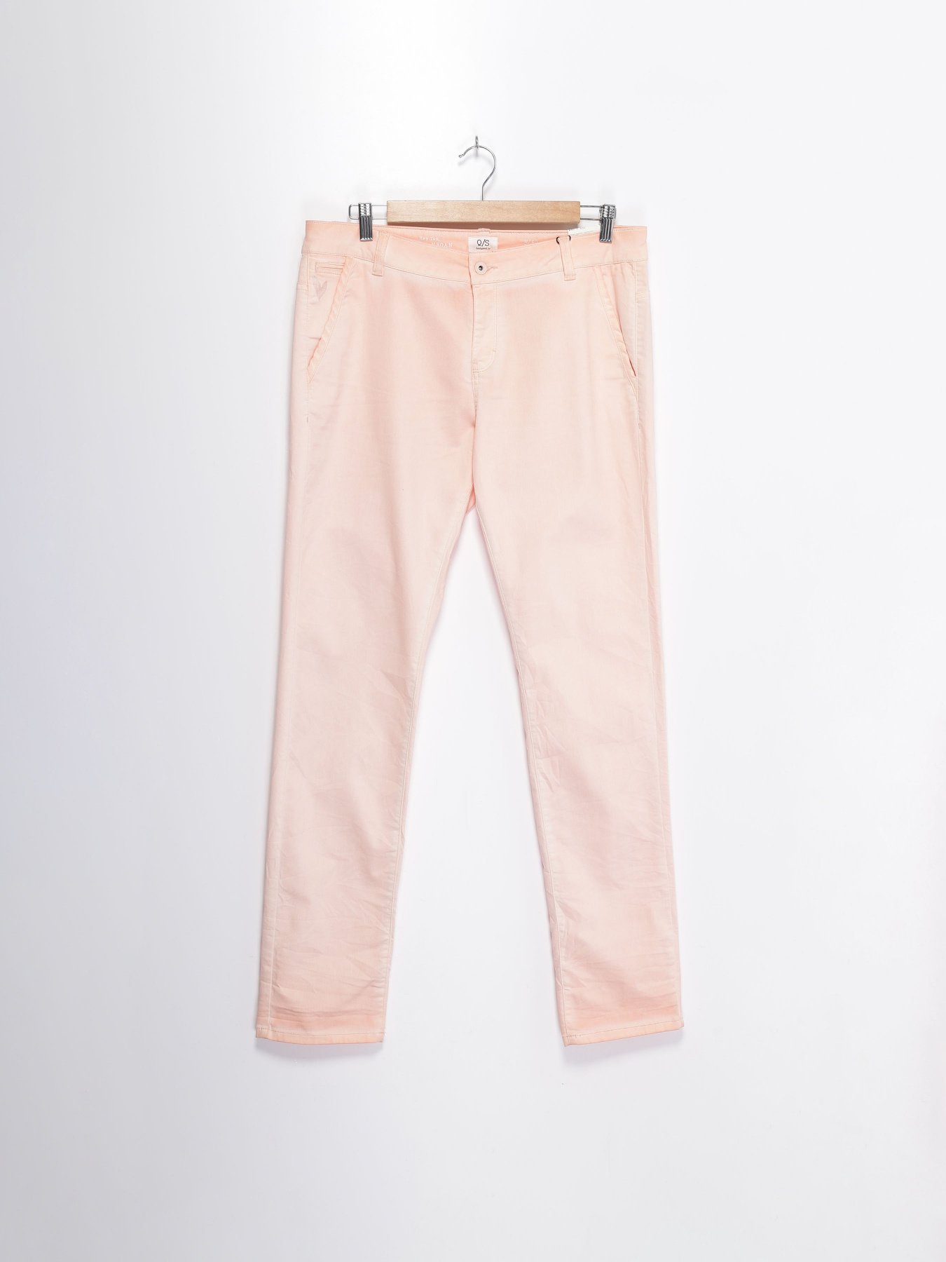 Штани повсякденні Q/S модель 41904732141_с.персиковий Фото